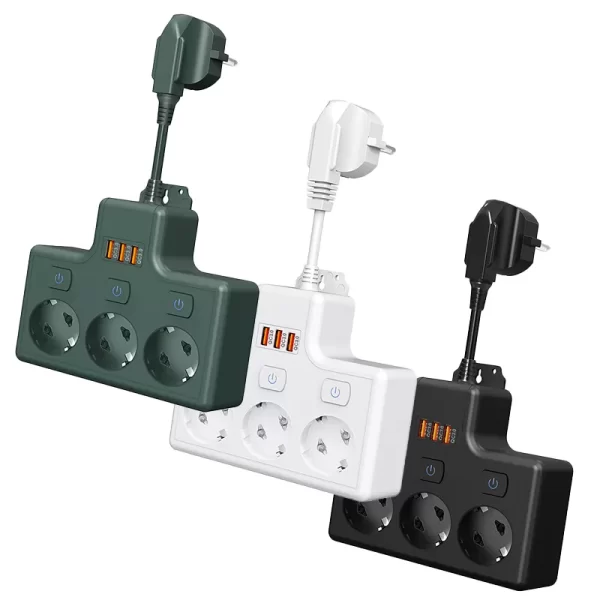 3500W Multifunctional Home Socket: EU Plug + Overload Protection + Multi-Device Compatibility - Image 4