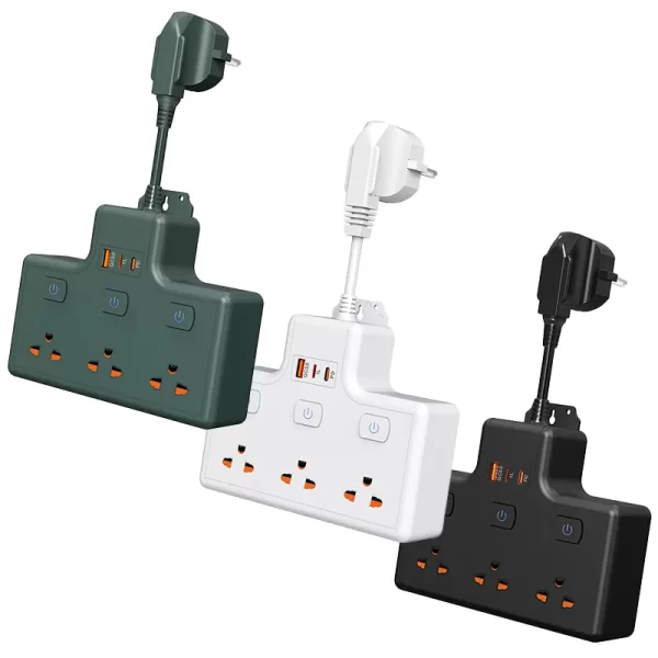 Dual Adaptation for Home and Daily Use! 3500W Socket with 3 AC Layout + Smart Fast Charging, More Efficient and Convenient - Image 4