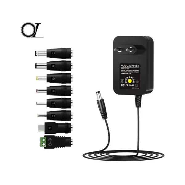 All-round Power Adapter with 8 Adapters! Wide Voltage Adaptation + 2-year Warranty, More Durable and Reliable