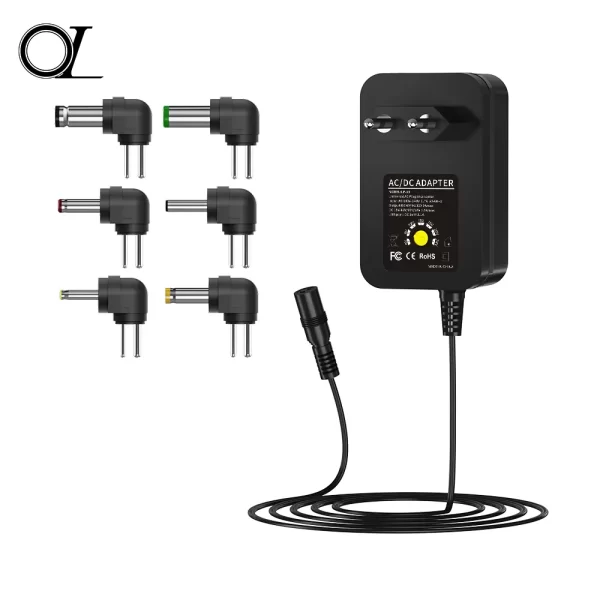 41W High-efficiency Power Adapter! 6 Adapters + Wide Voltage, Durable and Reliable with 2-year Warranty - Image 2