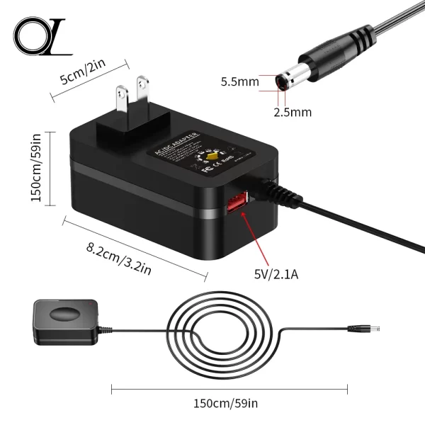 41W All-round Power Adapter! 8 Adapters + Wide Voltage, Efficient, Durable with 2-year Warranty - Image 4