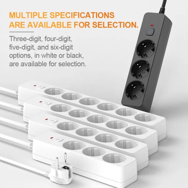3500W Multifunctional Home Socket: EU Plug, 3 AC Design, Suitable for Residential & General Use - Image 5