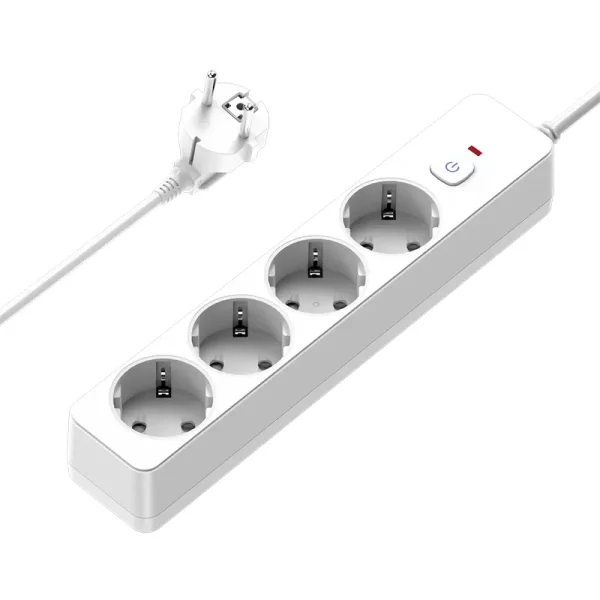 3500W Safe Home Socket: 4 AC Holes, Overload & Short-Circuit Protection