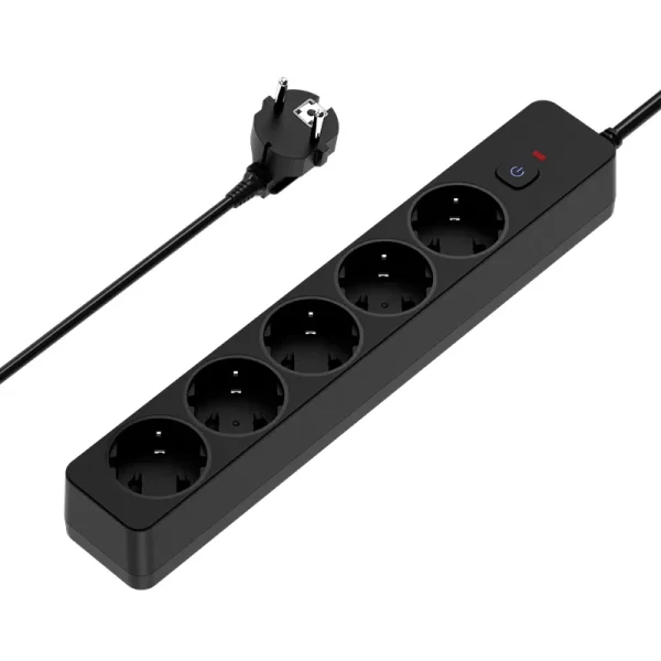 3500W Highly Adaptable Home Power Strip: ABS Material+ Pure Copper Core + Safety Protection