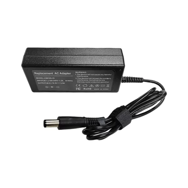 HP Laptop Adapter: 100-240V Input, 18.5V 3.5A Output, Voltage Regulation & Dual Protections - Image 2