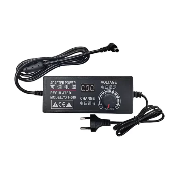 OL Adjustable Power Adapter: 100–240V Input, 9–36V 3A Output, 27–110W Power, Multiple Plug Standards, for Notebooks