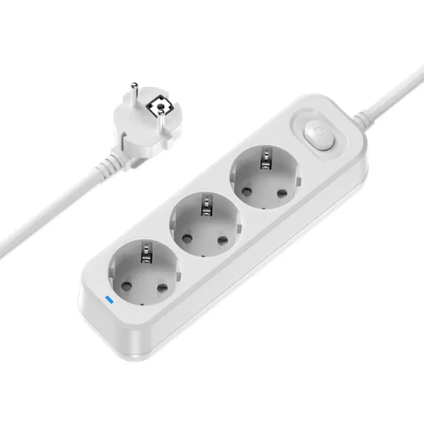 2500W Multifunctional Home Power Strip: EU Plug, Pure Copper Material, Wide Applicability - Image 2