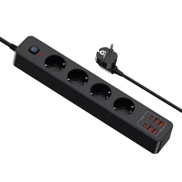 3500W All-Round Home Charging Socket: 4 AC + 2 PD + 4 QC Ports, Widely Applicable to Devices - Image 2