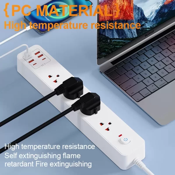 3500W Multifunctional Home Socket: TIS Plug + Overload Protection + Wide Device Adaptation - Image 4