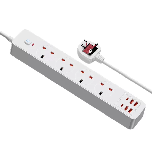 3500W Practical Home Fast Charging Station: Fireproof PC Material + AC/USB Dual Configuration + Safety Protection - Image 2
