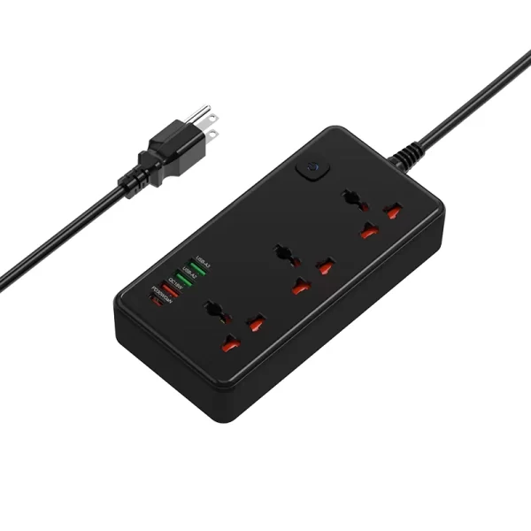 2500W GaN All-Round Home Socket: Multiple Plug Types, Overload Protection, Universal for Phones, Tablets & Laptops - Image 2