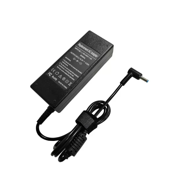 HP Laptop Adapter: 100–240V Wide Voltage Input, 19.5V 4.62A Stable Output, Multiple Protections