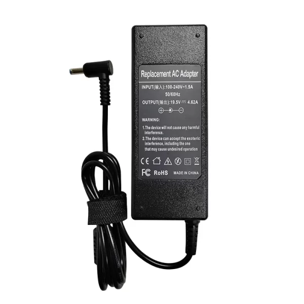 HP Laptop Adapter: 100–240V Wide Voltage Input, 19.5V 4.62A Stable Output, Multiple Protections - Image 5