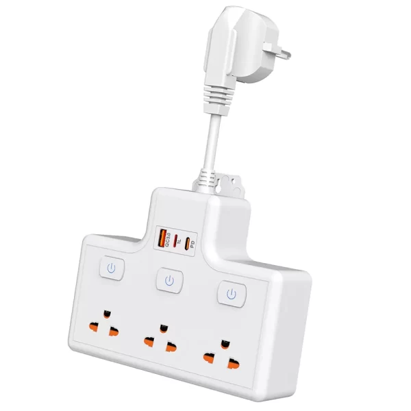 Dual Adaptation for Home and Daily Use! 3500W Socket with 3 AC Layout + Smart Fast Charging, More Efficient and Convenient - Image 3