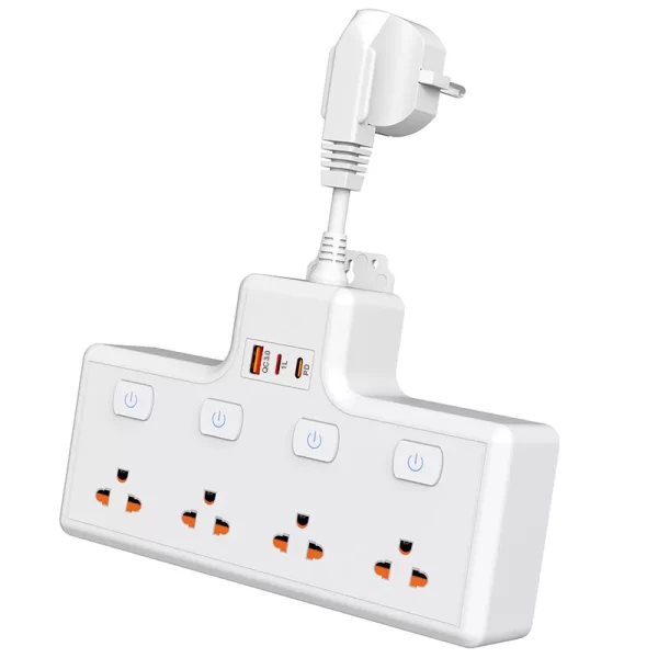 3500W All-round Home Socket! 4 AC Sockets + Multiple USB Fast Charging, One-stop Solution for Residential and General Power Use - Image 3
