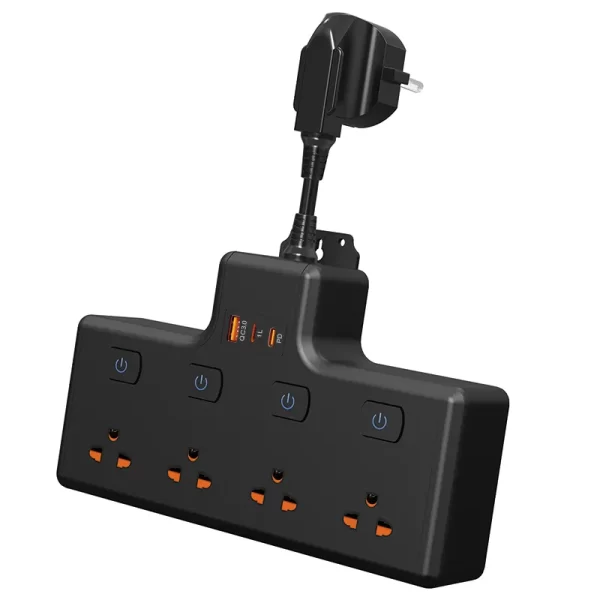 3500W All-round Home Socket! 4 AC Sockets + Multiple USB Fast Charging, One-stop Solution for Residential and General Power Use - Image 2