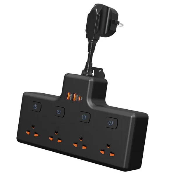 3500W Home Socket Advanced Version! 4 AC Sockets + 2 USB-A + 1 USB-C, More All-round for Residential and General Power Use