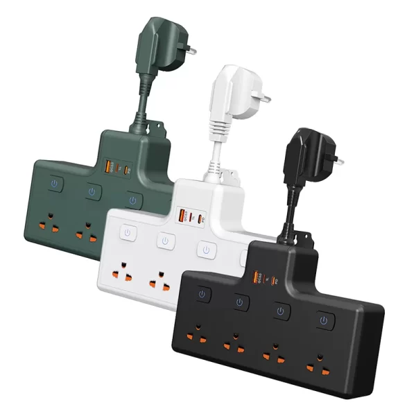 3500W All-round Home Socket! 4 AC Sockets + Multiple USB Fast Charging, One-stop Solution for Residential and General Power Use - Image 4