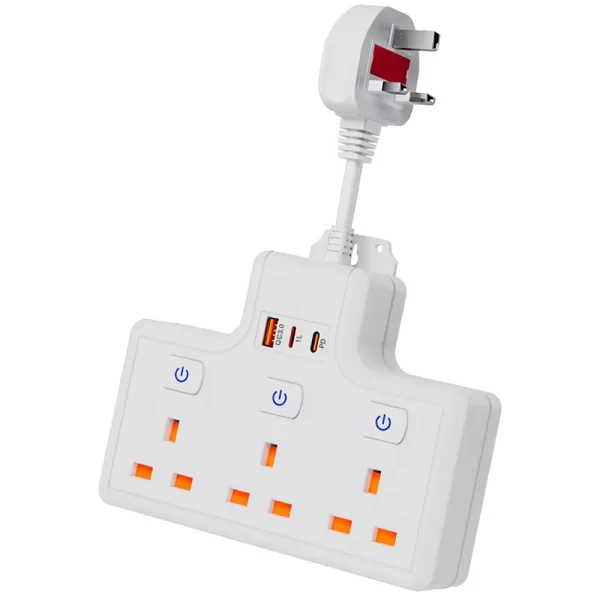 3500W All-round Home Socket: 3 AC Sockets + Multiple USB Ports, Preferred for Residential and General Scenarios - Image 3