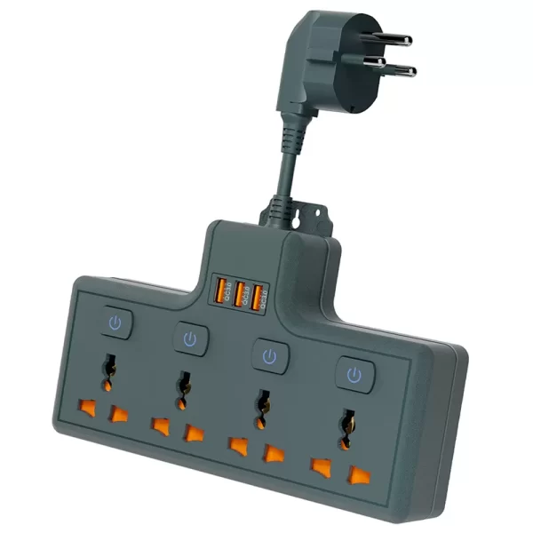 High-quality Home Socket: Wide Voltage, High Power, and Convenient Fast Charging with Multiple Ports - Image 3