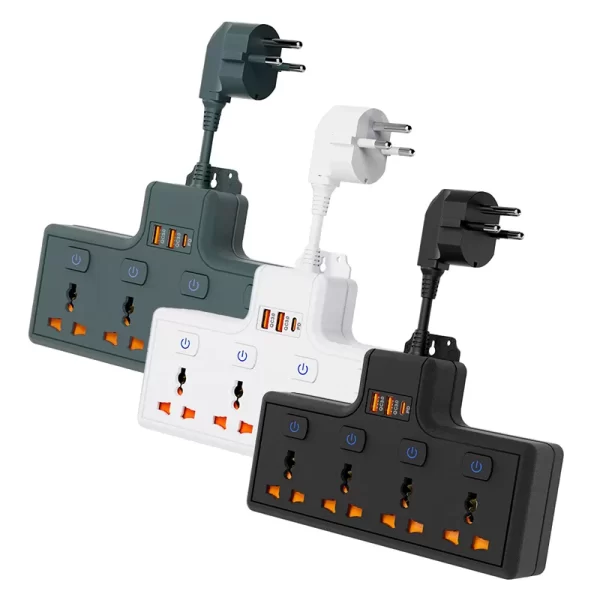 Efficient Home Socket: 4 AC Sockets + USB Fast Charging, New Experience of Safe Power Use - Image 4