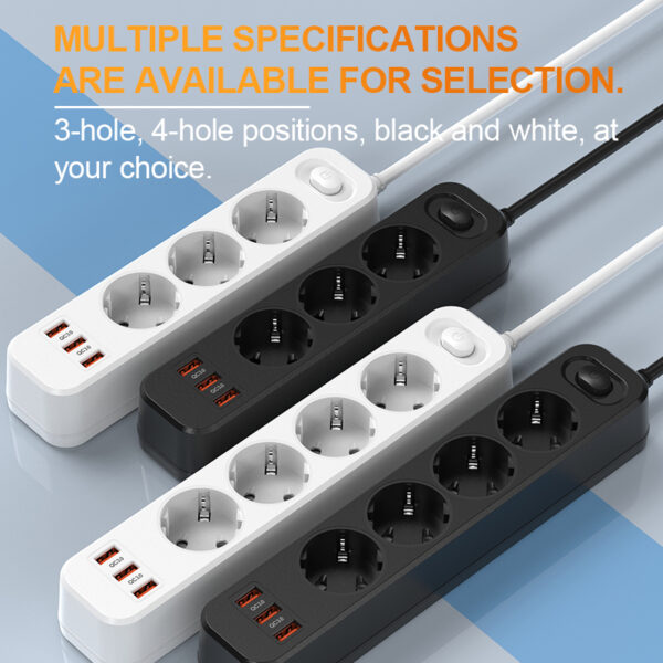 2500W High - power Power Strip, an Optimal Choice for Multifunctional and Safe Power Use - Image 4
