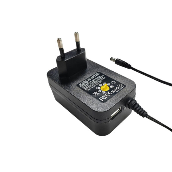 Smart Universal Adapter: 100-240V Global Input, Adjustable 6-24V DC Output, Multi-Layer Safety - Image 3