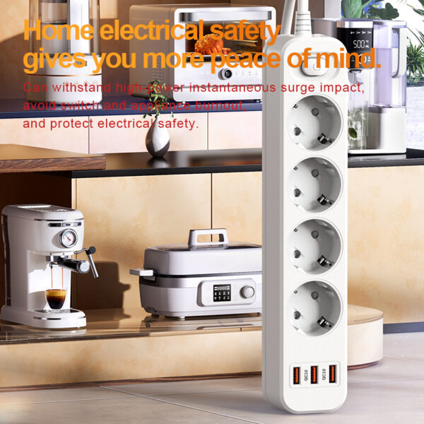2500W High - power Power Strip, an Optimal Choice for Multifunctional and Safe Power Use - Image 5