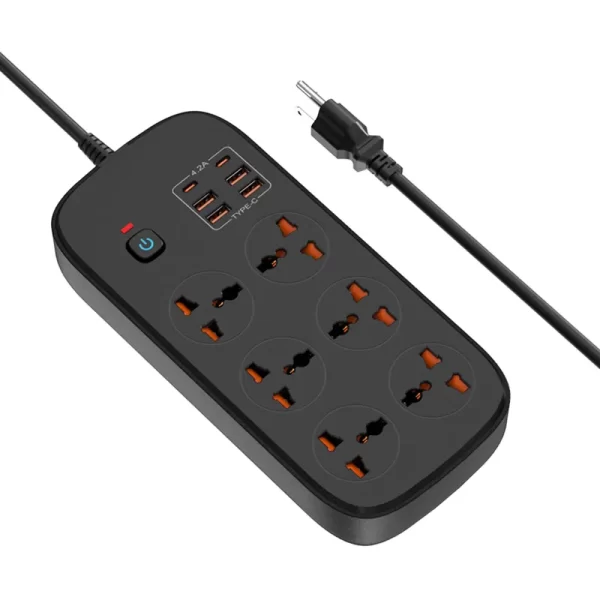 16A High - load & 3500W Efficient Multiple Fast - charging Customizable Power Strip - Image 2